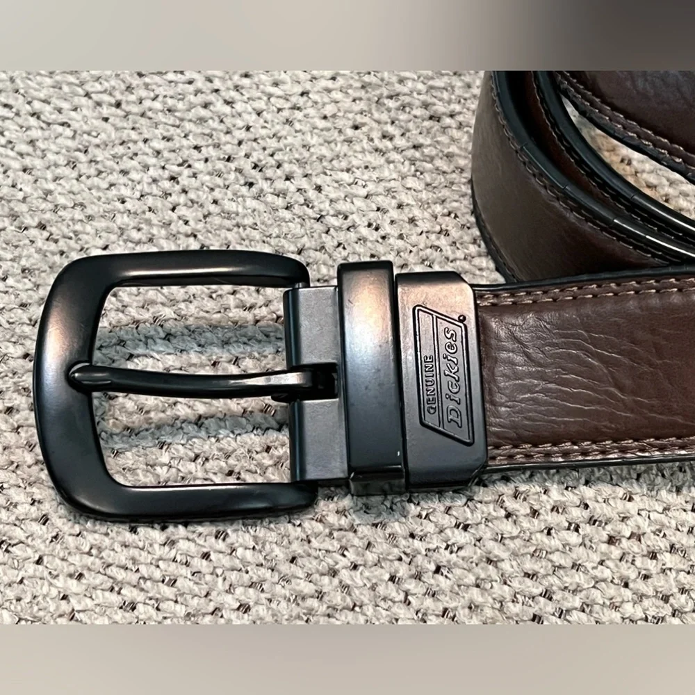 Dickies Vegan‎ Leather Reversible Belt 44